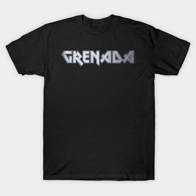 Heavy metal Grenada T-Shirt by KubikoBakhar